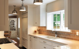 MN WI Kitchen Design White Cabinets Wood Floors