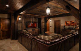 Rustic Lower Level of Lake Home