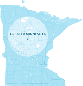 Greater Minnesota Map Graphic