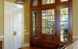 Front Entry with custom Millwork