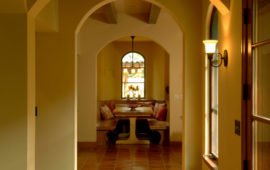 Hallway in Villa Style Home
