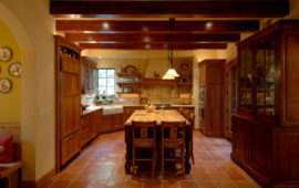 Villa Style Kitchen in Minnesota / Wisconsin Home
