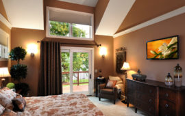 Master Bedroom Vaulted Ceiling