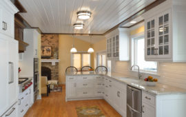 White Cabinet Kitchen Remodel MN