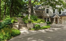 Exterior Remodel with Retaining Wall