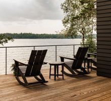 building on a lake lot
